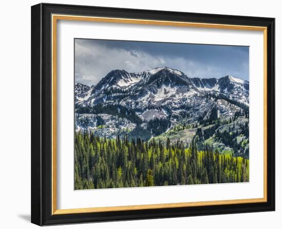 Brighton Ski Resort from Guardsman's Pass Road-Howie Garber-Framed Photographic Print