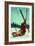 Brighton, Utah - Ski Pinup-Lantern Press-Framed Art Print