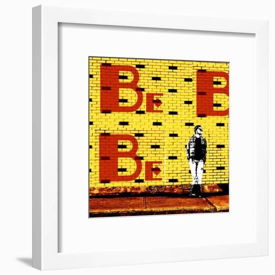 Brikchill: Yellow-Pascal Normand-Framed Art Print