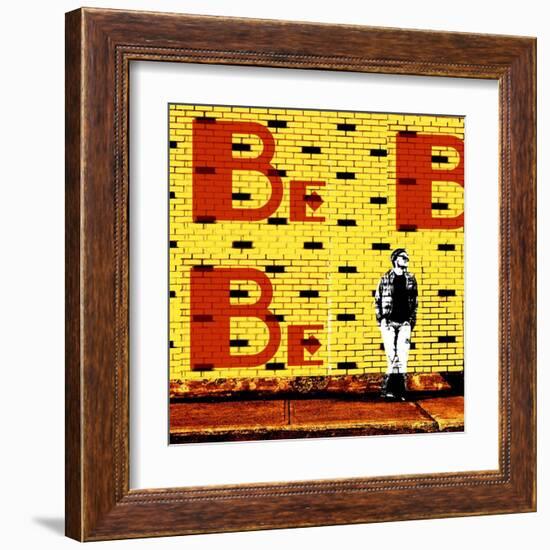 Brikchill: Yellow-Pascal Normand-Framed Art Print