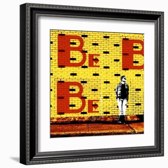 Brikchill: Yellow-Pascal Normand-Framed Art Print