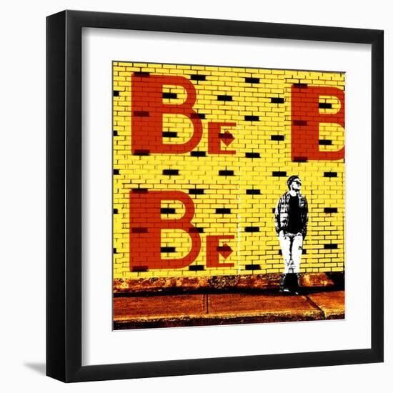 Brikchill: Yellow-Pascal Normand-Framed Art Print