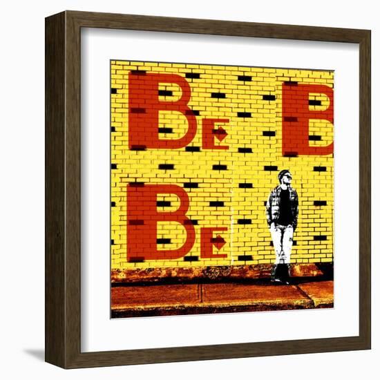 Brikchill: Yellow-Pascal Normand-Framed Art Print