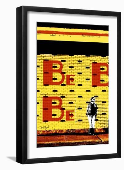 Brikchill - Yellow-Pascal Normand-Framed Art Print