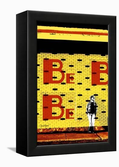 Brikchill - Yellow-Pascal Normand-Framed Stretched Canvas