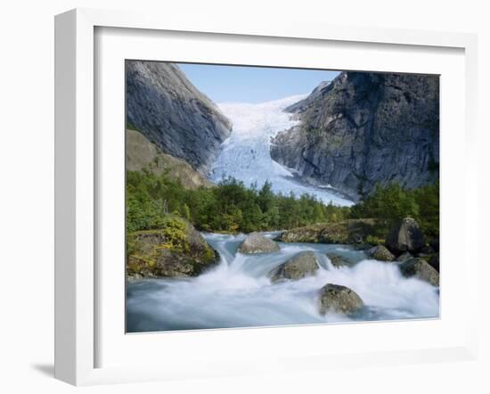 Briksdalsbreen Glacier, Western Fjord, Norway-Gavin Hellier-Framed Photographic Print