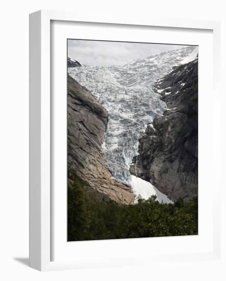 Briksdalsbreen, Jostedalsbreen, Sogn Og Fjordane, Norway, Scandinavia, Europe-Hans Peter Merten-Framed Photographic Print