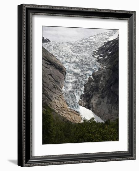 Briksdalsbreen, Jostedalsbreen, Sogn Og Fjordane, Norway, Scandinavia, Europe-Hans Peter Merten-Framed Photographic Print