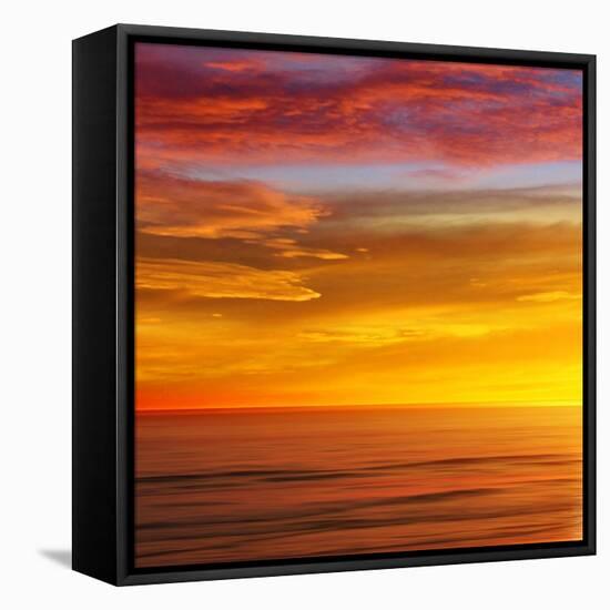 Brillant Ocean I-Maggie Olsen-Framed Stretched Canvas