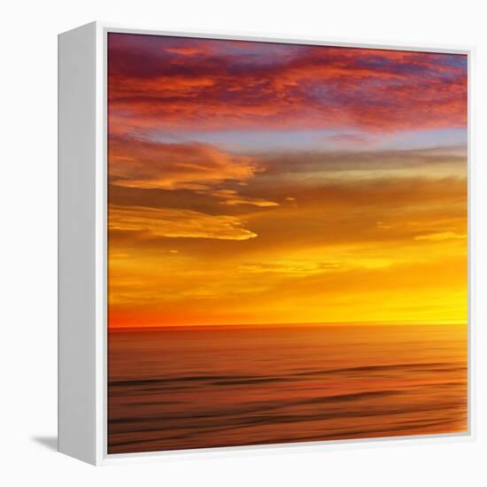 Brillant Ocean I-Maggie Olsen-Framed Stretched Canvas