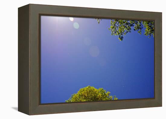 Brilliant Blue Sky-null-Framed Stretched Canvas