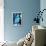 Brilliant Blue Triptych I-Kate Carrigan-Framed Stretched Canvas displayed on a wall