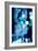 Brilliant Blue Triptych I-Kate Carrigan-Framed Art Print