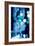 Brilliant Blue Triptych I-Kate Carrigan-Framed Art Print