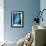 Brilliant Blue Triptych I-Kate Carrigan-Framed Art Print displayed on a wall