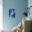 Brilliant Blue Triptych I-Kate Carrigan-Mounted Art Print displayed on a wall