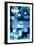 Brilliant Blue Triptych III-Kate Carrigan-Framed Art Print