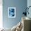 Brilliant Blue Triptych III-Kate Carrigan-Framed Art Print displayed on a wall