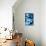 Brilliant Blue Triptych III-Kate Carrigan-Mounted Art Print displayed on a wall