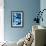 Brilliant Blue Triptych III-Kate Carrigan-Framed Art Print displayed on a wall