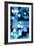 Brilliant Blue Triptych III-Kate Carrigan-Framed Art Print