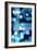 Brilliant Blue Triptych III-Kate Carrigan-Framed Art Print