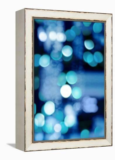 Brilliant Blue Triptych III-Kate Carrigan-Framed Stretched Canvas