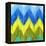 Brilliant Chevron I-Hugo Edwins-Framed Stretched Canvas