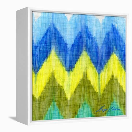 Brilliant Chevron I-Hugo Edwins-Framed Stretched Canvas