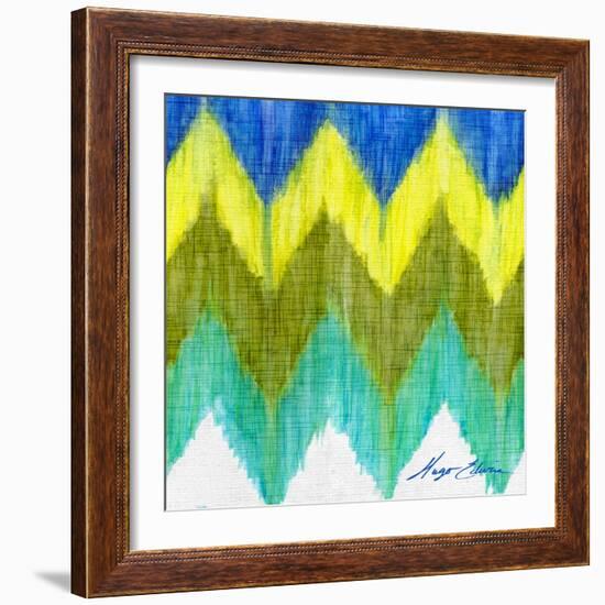 Brilliant Chevron II-Hugo Edwins-Framed Art Print