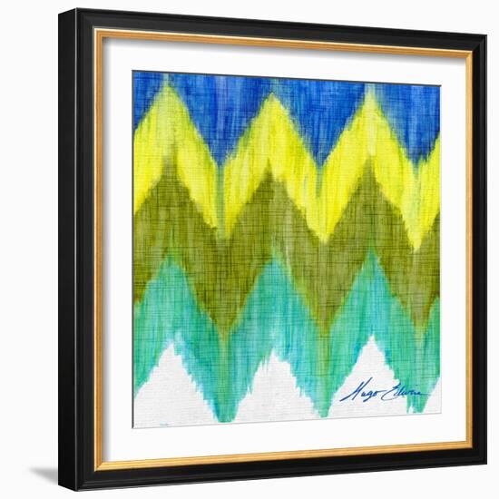 Brilliant Chevron II-Hugo Edwins-Framed Art Print