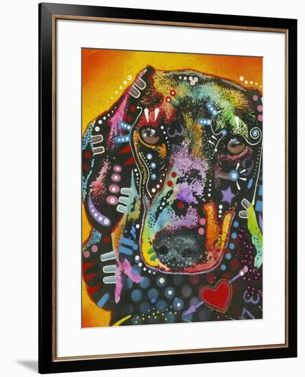 Brilliant Dachshund-Dean Russo-Framed Giclee Print