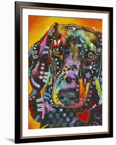 Brilliant Dachshund-Dean Russo-Framed Giclee Print