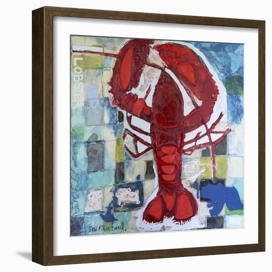 Brilliant Maine Lobster III-Erin McGee Ferrell-Framed Art Print