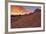 Brilliant Orange Clouds at Sunrise over Sandstone, Valley of Fire State Park, Nevada-James Hager-Framed Photographic Print