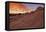 Brilliant Orange Clouds at Sunrise over Sandstone, Valley of Fire State Park, Nevada-James Hager-Framed Premier Image Canvas