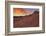 Brilliant Orange Clouds at Sunrise over Sandstone, Valley of Fire State Park, Nevada-James Hager-Framed Photographic Print