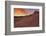 Brilliant Orange Clouds at Sunrise over Sandstone, Valley of Fire State Park, Nevada-James Hager-Framed Photographic Print