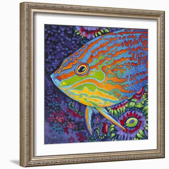 Brilliant Tropical Fish I-Carolee Vitaletti-Framed Art Print