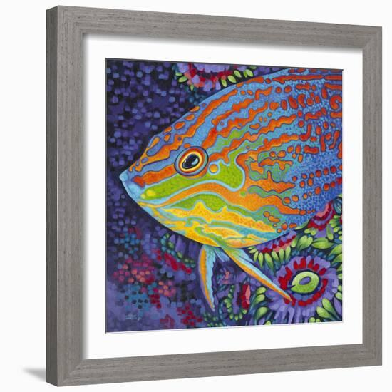 Brilliant Tropical Fish I-Carolee Vitaletti-Framed Art Print