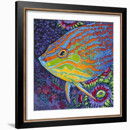 Brilliant Tropical Fish I-Carolee Vitaletti-Framed Art Print