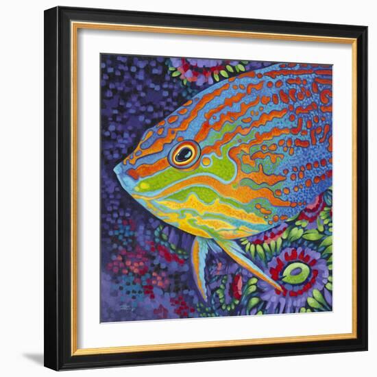 Brilliant Tropical Fish I-Carolee Vitaletti-Framed Art Print