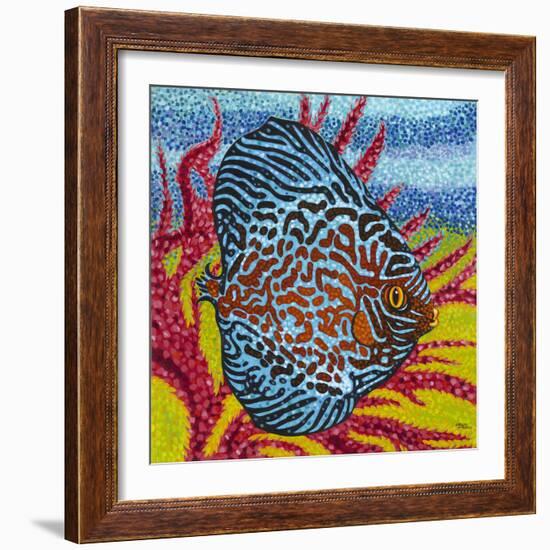 Brilliant Tropical Fish II-Carolee Vitaletti-Framed Art Print