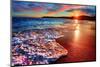 Brilliant Vacation Destination Beach Sunrise with Colorful Sand Bright Sea Foam Pink Clouds and Dis-West Coast Scapes-Mounted Photographic Print