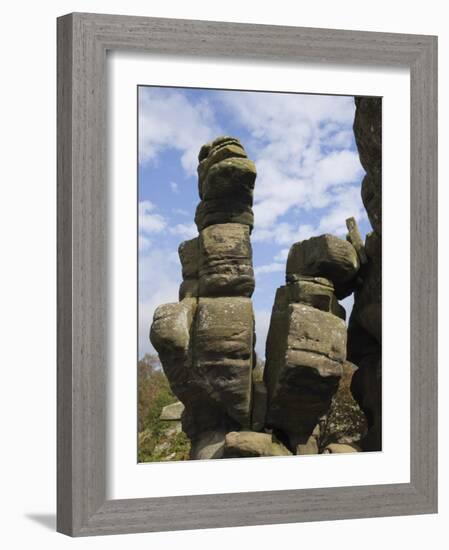 Brimham Rocks, Brimham Moor, Near Ripon, North Yorkshire, England, United Kingdom, Europe-James Emmerson-Framed Photographic Print