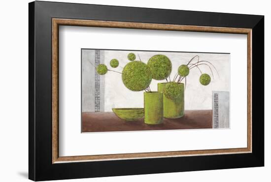 Brimming Green Balloons-Karsten Kirchner-Framed Art Print