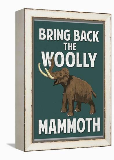 Bring Back the Woolly Mammoth-null-Framed Stretched Canvas