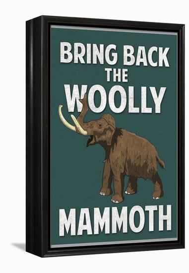 Bring Back the Woolly Mammoth-null-Framed Stretched Canvas