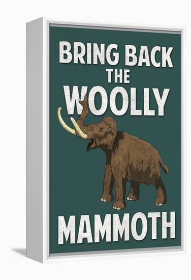 Bring Back the Woolly Mammoth-null-Framed Stretched Canvas