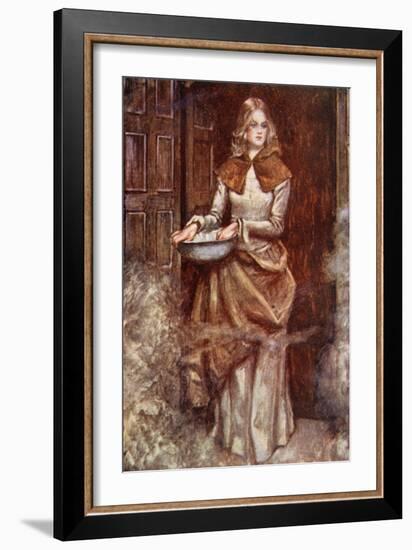 Bring Hither the Water and Sprinkle the Room', The Pilgrim's Progress Macgregor, Pub.Jack, 1907-John Byam Shaw-Framed Giclee Print